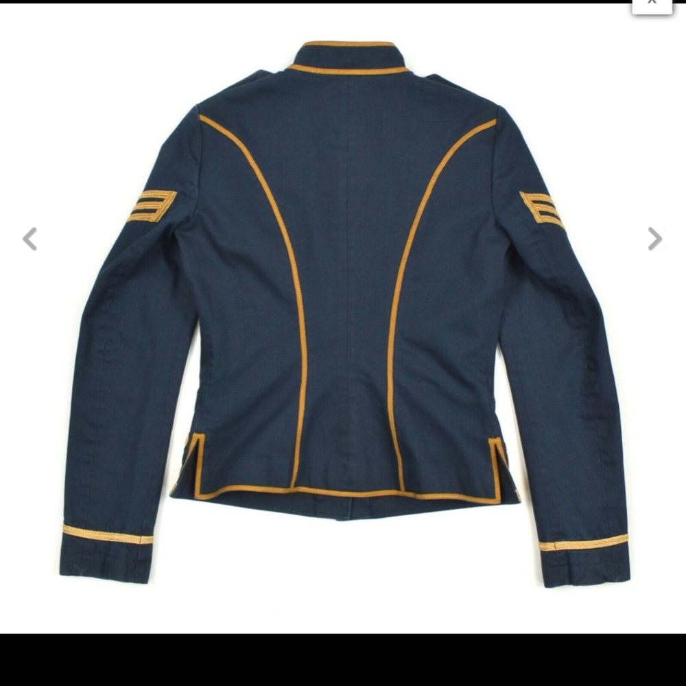 Ralph Lauren Women's Denim Supply Military Officer Jacket - Picture 7 of 12